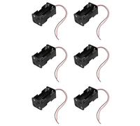CTRLZS 6X Black Tow Layers 4 X 1.5V AA Batteries Battery Holder Case Box W Wire Leads
