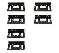 CTRLZS 6x Hard Disk Mounting Bracket Hard Drive Bracket for 2.5in/3.5in SAS/SATA HDD SSD DIY Storage Metal Hollowout Rack Shelf