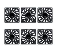 CTRLZS 6X Mute 120mm 12cm PWM Cooling Fan Slim 12mm,New 120X120X12mm DC 12V 0.25A 1400RPM Computer PC Case Chassis Cooler Quiet