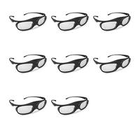CTRLZS 8X 3D Glasses for DLP Link Projectors, Shutter 3D Glasses, DLP 3D TV Glasses