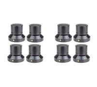 CTRLZS 8X Speaker Isolation Stand Lead Alloy Adjustable Tray Pad Ceramic Ball Foot Speaker Stand Isolation Feet Spike Black
