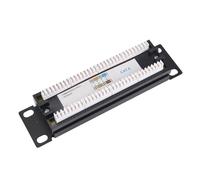 CTRLZS CAT6 8 Ports Patch Panel Rack Network 6.89 Inch 1U Rack Mount with RJ45 Socket for Household Distribution Frame