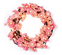 CTRLZS DIY for Wall,Cherry,Blossom Decor, Enchanted Willow Vine Lights with 48 LED Lights, Remote Timer Included