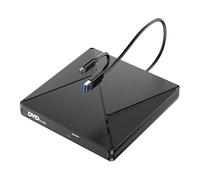 CTRLZS External CD/DVD Drive,Portable DVD Reader Writer ROM Drive,CD Burner External Disk Drive for Laptop Desktop,