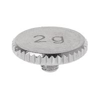 CTRLZS Headshell 2G Shell Weight Turntable Metal Electric Instrument Parts for SL1200 SL1210 MK2 3 5 M5G Stylus DJ,Silver