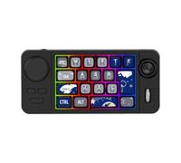 CTRLZS Hot Swap Wireless Bluetooth Mechanical Keyboard RGB Backlit Wired Keyboard Programmer with Volume Scroll Gaming Keypad Black