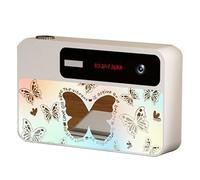 CTRLZS Mini Digital Camera Retro Style Mirror-Finish Butterfly Gradient Portable CCD Point-And- Camera Entry-Level