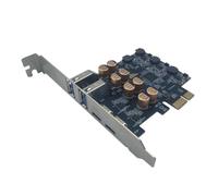CTRLZS PCI-E X1 to 2 Port USB 2 Port Type-C Expansion Card PCIE to USB 3.2 Gen1 5Gbps Extension Extend Adapter USB HUB Converter