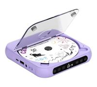 CTRLZS Portable CD Player Featuring Dual Stereo Speakers, Rechargeable Bluetooth Enabled Unit