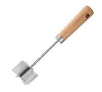 CTRLZS Stainless Steel,6-Curve Blade Meat Masher, Ground Beef Chopper Tool& Hamburger Smasher