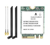 CTRLZS Tri Band 2.4G/5G/6Ghz WiFi 6E RTL8852CE M. 2 Network Card 5400Mbps BT5.4 Wireless WiFi Adapter for Laptop 10/11