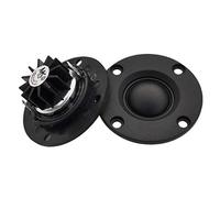CTRLZS Tweeter Speaker 6 Ohm 30W Hifi Soft Dome Silk Film Treble Loudspeaker Toothed Heat Sink 2Pcs