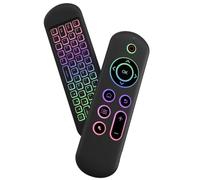 CTRLZS Wireless Gyroscope Air Mouse 7 Color Backlight Keyboard 2.4G Bluetooth Voice Remote Control for Android Smart TV Box PC