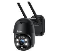 Ctronics 2K 3MP Outdoor Security Camera with Color Night Vision, PTZ Digital Zoom CCTV Surveillance Camera Home with 355°Pan 90°Tilt Auto Tracking Human Detection Two-way Audio