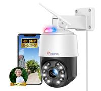 Ctronics 4K 16X Optical Zoom CCTV Security Camera Outdoor with Auto Tracking/Cruise/Zoom, 5Ghz/2.4Ghz WiFi 360°View Metal Cameras,197FT Night Vision,Human/Vehicle/Pet Detection,Cloud/TF,IP66
