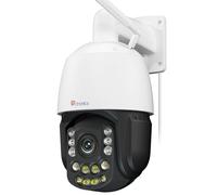 Ctronics 4K Security Camera Outdoor, 30x Optical Zoom, 180m Night Vision, 2.4/5Ghz WiFi, AI Human/Vehicle/Pet Detection, Auto Tracking with Zoom, Preset Cruise Paths, 256GB TF Card/FTP/Cloud, Metal