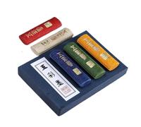 CTRSM Chinese Calligraphy Ink Stick, Handmade Oil Smoke Ink Stick 2.9in Chinese Drawing Writing Block Painting Calligraphy Brush Sticks