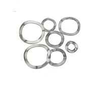 CTRSM Wave Crinkle Spring Washers, 10/50Pcs 304 Stainless Steel Three Wave Washers Spring Washer M3 M4 M5 M6 M8 M10 M12 M14 M16 M19 M23 M25 M27 M31 M39 M41(M14x21x0.3(50pcs))