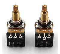 CTS 500K Push Pull Long Shaft Audio Taper Potentiometers - Pair (2X)