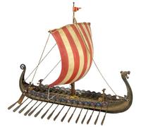 CTS Imports LLC Drekar Viking Ship Model Dragons Head Figurine Statue 11.5 Inches