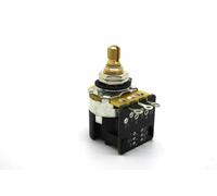 CTS Potentiometer 250K A250K Logarithmic Audio Push/Pull Short Shaft Fluted Shank 3/8" for Electric Guitar with Single Coils or P90