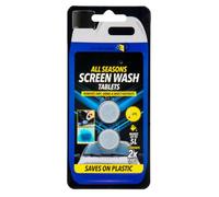 CTS Screen Wash Tablets Windscreen Cars Glass 2 Tabs Eco-Friendly Fluid 2 X 1.6g