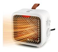 CTSC Electric Heaters, 1500W Heater Room for Indoor Use with Thermostat, High-efficiency PCT material, 3 Modes Portable Fan Heater, For Bedroom, Home and Office