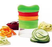 CTTPEG 3-Blade Hand-Held Spiralizer,3 in 1 Vegetable Spiralizer Slicer, Adjustable Zucchini Carrot Noodle Maker, Cucumber Spiral Cutter