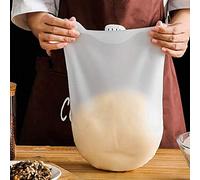 CTTPEG Silicone Kneading Bags, Reusable Food-Grade Silicone, for Bread, Pastry, Pizza & Tortilla, Flour-mixing Preservation Bags 2 Pcs