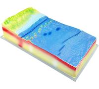 CTTQIBUIN 3D Plate Tectonics and Surface Morphology Model, Geology Plate Structure, Geographic Tectonic Plates Model, for Middle and High Schools.