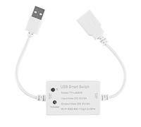 Ctwezoikmt 1 PCS Tuya USB Smart Switch WIFI Controller Universal Breaker Timer Smart Life for USB Appliances for Alexa Google Home