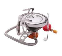 Ctwezoikmt 1 Pieces Outdoor Double-Ring Gas Stove Portable Folding Split Stove Suitable for Hiking