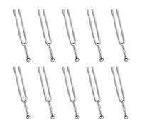 Ctwezoikmt 10X 440Hz A Tone Stainless Steel Tuning Fork Tunning Musical Instrument Gift