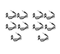 Ctwezoikmt 10X Black Universal Guitar Acoustic Clip on Piezo Contact Microphone