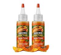 CTWPets Gecko Treat - Liquid Fruit Nectar Drops for Crested Gecko, Day Gecko & Gargoyle Gecko | Treat, Water Additive & CGD Mixer (4oz, Mango Papaya)