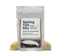 CTWPets Springtail Food Mix with Yeast, Pollen & Spirulina, 1 oz | Yeast-based spring tail culture food with pollen and spirulina for clean up crews in bioactive terrariums