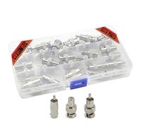 CTXSumTec 32-Piece RCA & BNC Connector Kit: BNC to RCA, Coax TV Video Couplers for CCTV Security Cameras