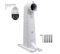 CTXSumTec Universal Security PTZ Camera Wall Mount Bracket,Aluminium Alloy Indoor/Outdoor Dome Ball Camera Mounting Bracket for CCTV Hikvision PTZ Camera