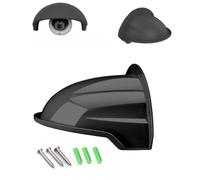 CTXSumTec Universal Sun Rain Shade Camera Cover Shield Wall Mount Bracket Case for Nest/Ring/Arlo/Dome/Bullet Outdoor Security Camera Protection Case (Black)