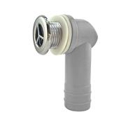 Ctyjia 1 Piece Sink Overflow Head, 29x29mm Overflow Round Interface, Ceramic Sink Accessories, for 21-23mm Sink Overflow Opening