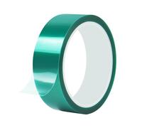 Ctyjia 1 Roll High Temp Tapes PET Tape, Heat Resistant Tape, 15mm x 33m High Temperature Tape, Thermal Adhesive Tape, for Circuit Boards, Packaging, Green