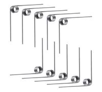 Ctyjia 10 PCS 304 Stainless Steel Torsion Spring, 0.7mm Wire Diameter, V-Shaped Return Springs, 6 Laps 90 Degree Springs Compression, Outer Diameter 4.5mm