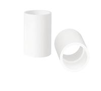 Ctyjia 2 PCS PVC Coupling Straight PVC Pipe Fitting Coupling, Pipe Fitting Adapter Connector, Water Pipe Connector, 25mm x 41mm (φ*L)