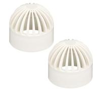 Ctyjia 2 Pcs Pvc Pipe Vent Cap, Inner Dia 32mm Vent Pipe End Cap Aquarium Fish Tank Pipe Fittings, Seafood Pool Overflow Pipe Accessories