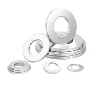 Ctyjia 25 Pcs M2.5 Washers, 304 Stainless Steel Flat Repair Washer, 6mm OD 0.5mm Thick Wear-Resistant Hardware Gasket for Screws And Bolts