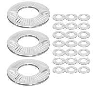 Ctyjia 25 PCS M4 Stainless Steel Belleville, Lock, Spring, Flat Washers