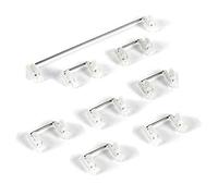 Ctzrzyt Mechanical Cherry MX Switch PCB Mounted Cherry Stabilizer Clear Transparent Le 6.25U Modifier Key Stabilizer