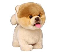 CU-MATE Plush Interactive Pomeranian Simulation Dog-Realistic Puppy Electronic Toy Dog with Walking/Barking/Wagging Tail/Talking-Like Real Robotic Present Pet Toy for Toddler Girls Boys