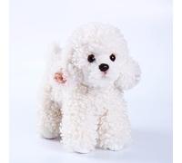 CU-MATE Poodle Plush Puppy Plushie Realistic Dog Stuffed Animal Toy Adorable Hugging Sleeping Pillow for Kids Friends