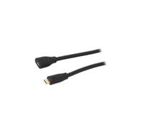 CU0125 cable USB 2.0 micro USB-B male, USB B micro female 5m LOGILINK